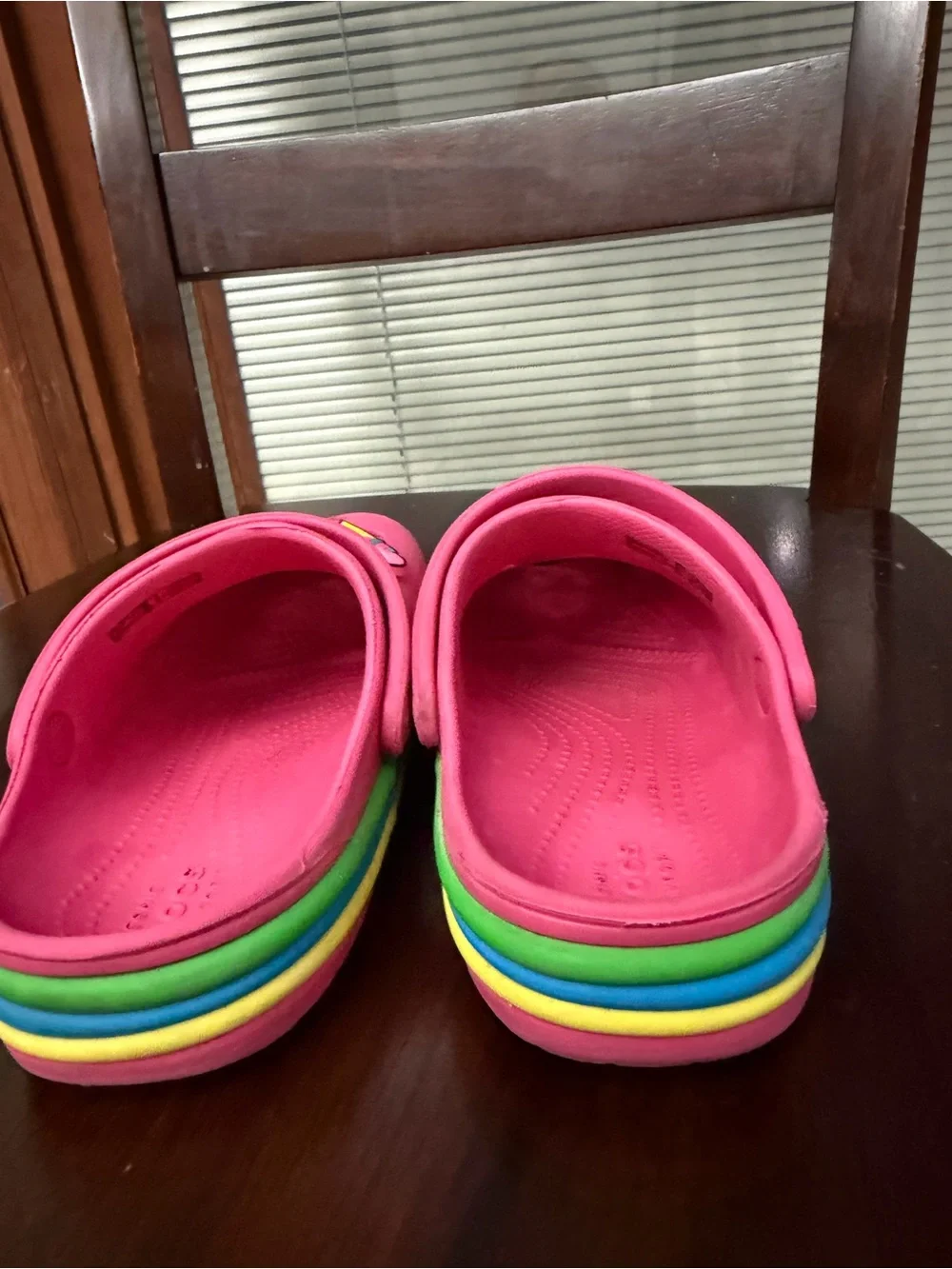CROCS bright pink
